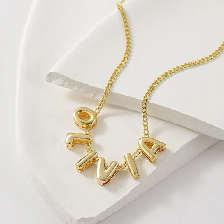 LetterLove™ Name Bubble Necklace