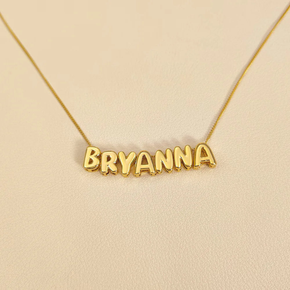 LetterLove™ Name Bubble Necklace